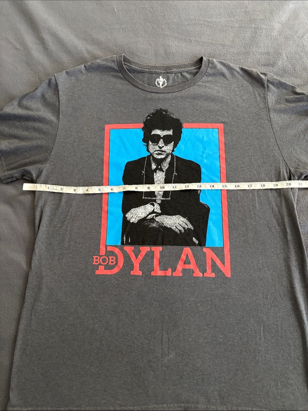 Bob Dylan Retro Graphic Band Tee Gray Music Shirt Size Large - Picture 4 of 7